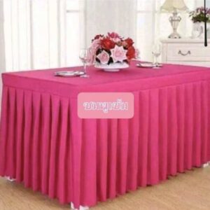 ผ้าปูโต๊ะผ้าคลุมโต๊ะ จับจีบ