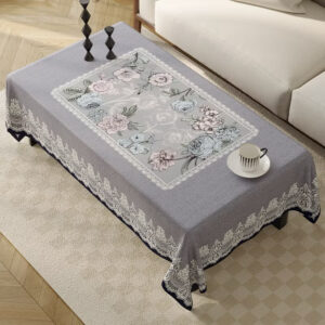 ผ้าปูโต๊ะ PVC วัสดุผ้าใยสังเคราะห์