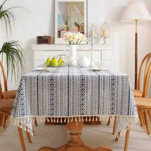 ผ้าปูโต๊ะ ลินินพิมพ์ลายสไตล์ญี่ปุ่น